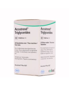 Tiras Reactivas Triglicéridos Accutrend 25 Tiras