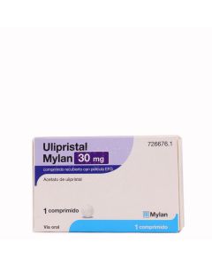 Ulipristal Mylan 30 mg 1 Comprimido Recubierto con Película EFG