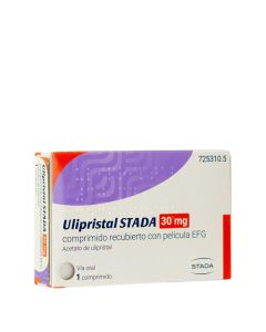 Ulipristal Stada 30mg 1 Comprimido Recubierto