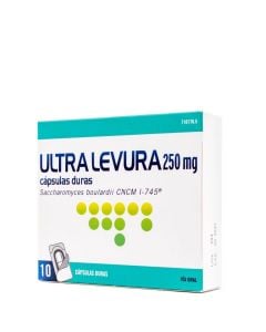 Ultra Levura 250mg 10 Cápsulas Duras