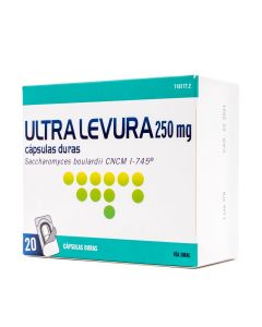 Ultra Levura 250 mg 20 Cápsulas Duras