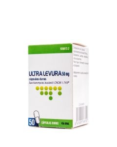 Ultra Levura 50mg 50 Cápsulas Duras