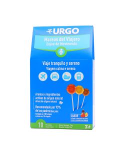 Urgo Mareos del Viajero 10 Piruletas