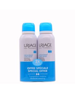 Uriage Desodorante Refrescante Spray 125ml x 2 Duplo Oferta Especial