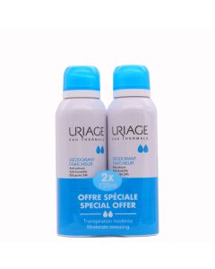 Uriage Desodorante Refrescante Spray 125ml x 2 Duplo Oferta Especial