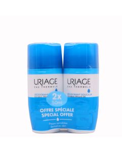 Uriage Desodorante Suave 24H RollOn 50ml x 2 Duplo Oferta Especial