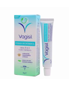 Vagisil Cuidado Incontinencia Crema 2 en 1 Calma y Refresca 30g