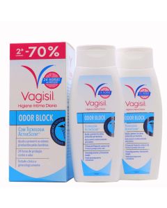 Vagisil Higiene Íntima Diaria Odor Block 250ml  x 2 Duplo 2x1