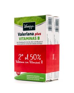 Valeriana PLUS Vitaminas B Kneipp 40x2 Grageas 50% 2ªUd