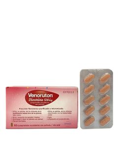 Venoruton 500mg 60 Comprimidos Recubiertos       