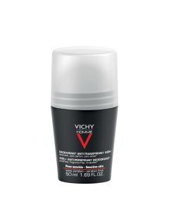 Vichy Homme Desodorante Antitranspirante Calmante 48H Roll On 50ml