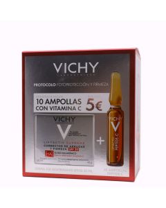 Vichy Liftactiv Supreme Corrector de Arrugas y Firmeza SPF30 50ml + 10 Ampollas de Regalo