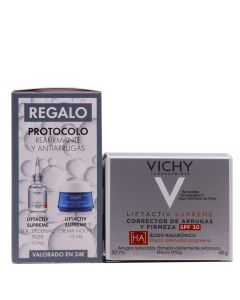 Vichy Liftactiv Supreme Corrector de Arrugas y Firmeza SPF30 50ml+ Protocolo Reafirmante Pack