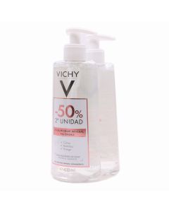 Vichy Purete Thermale Agua Micelar Mineral Piel Sensible 400ml+400ml 50%Dto 2ªUd Pack