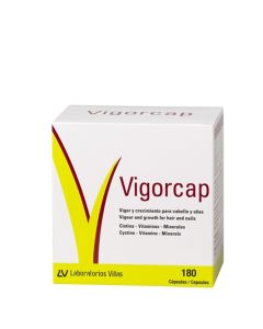 Vigorcap 180 Cápsulas Cabello y Uñas Tamaño Ahorro