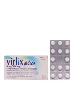 Virlix Plus 14 Comprimidos de Liberación Prolongada               