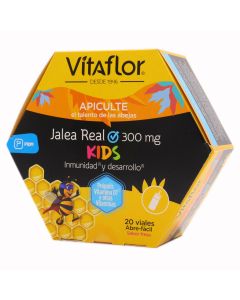 Vitaflor Jalea Real Kids 300mg 20 Viales Bebibles Abre Fácil