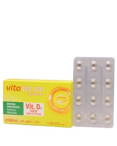 Vitaserum Vitamina D3 Forte 24 Cápsulas By Apiserum