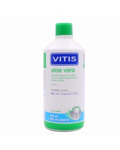 Vitis Aloe Vera Colutorio Sabor Menta 750 ml + 250 ml Gratis