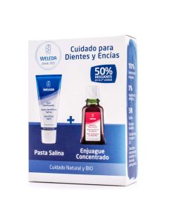 Weleda Pasta Salina+Enjuague Concentrado 75ml x 2 Duplo 50%Dto 2ªUd