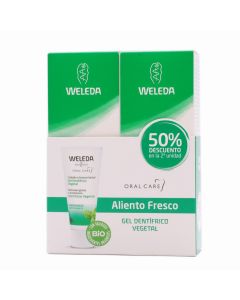 Weleda Pasta Dentífrica Vegetal 75ml+75ml 50%Dto 2ªUd