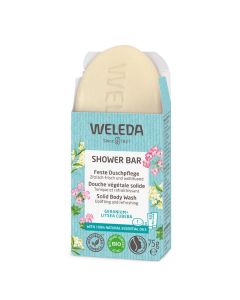 Weleda Jabón de Ducha Sólido Refrescante 75g Geranio y Litsea Cubeba