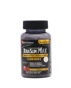 XtraSlim Max Pérdida de Peso 60 Gominolas Sabor Granada Forte Pharma