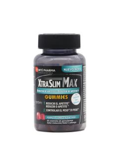 XtraSlim Max Reductor Apetito 60 Gominolas Sabor Melocotón Forte Pharma