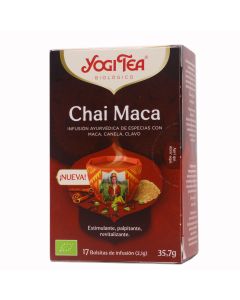 Yogi Tea Chai Maca 17 Bolsitas Infusión Ayurvédica