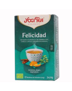 Yogi Tea Felicidad 17 Bolsitas Infusión Ayurvédica