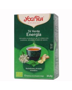 Yogi Tea Té Verde Energía 17 Bolsitas Infusión Ayurvédica
