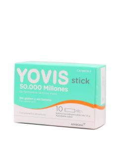 Yovis Stick Fermentos Lácticos 10 Sobres Bucodispersables-1