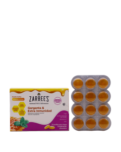 Zarbees Garganta y Extra Inmunidad 24 Pastillas
