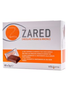 Zared Chocolate Vitaminas y Minerales 60 Onzas