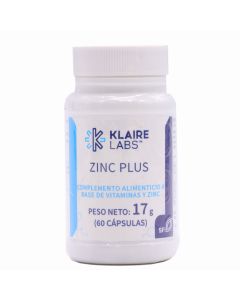 Zinc Plus 60 Cápsulas Klaire Labs