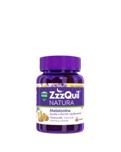 ZzzQuil Natura 30 Gominolas Para Dormir Sabor Mango y Plátano Vicks