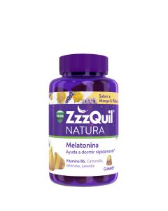 ZzzQuil Natura 60 Gominolas Para Dormir Sabor Mango y Plátano Vicks